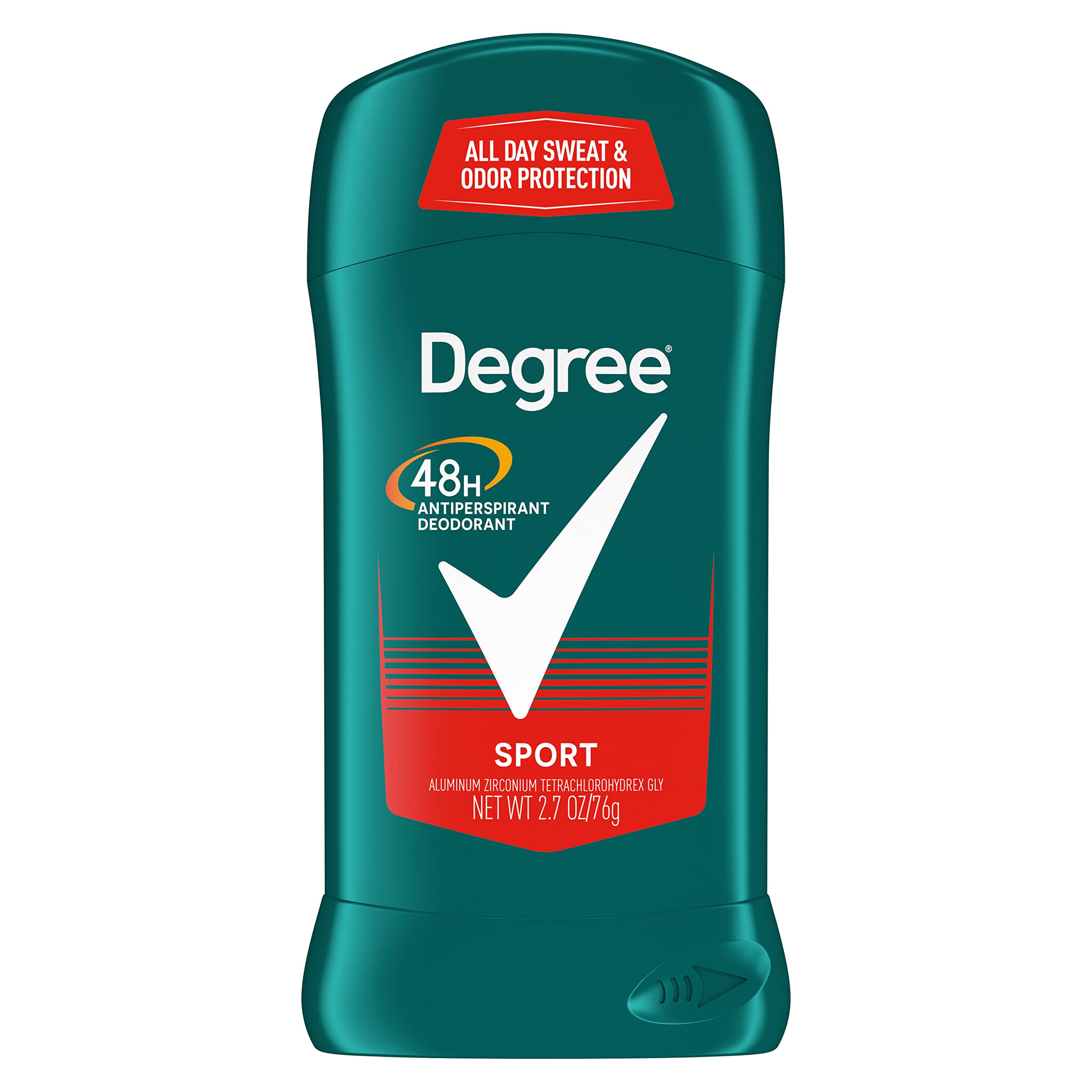 Degree Men Original Antiperspirant Deodorant for Men, Pack of 4, 48-Hour Sweat and Odor Protection, Sport 2.7 oz (Packing May Vary)