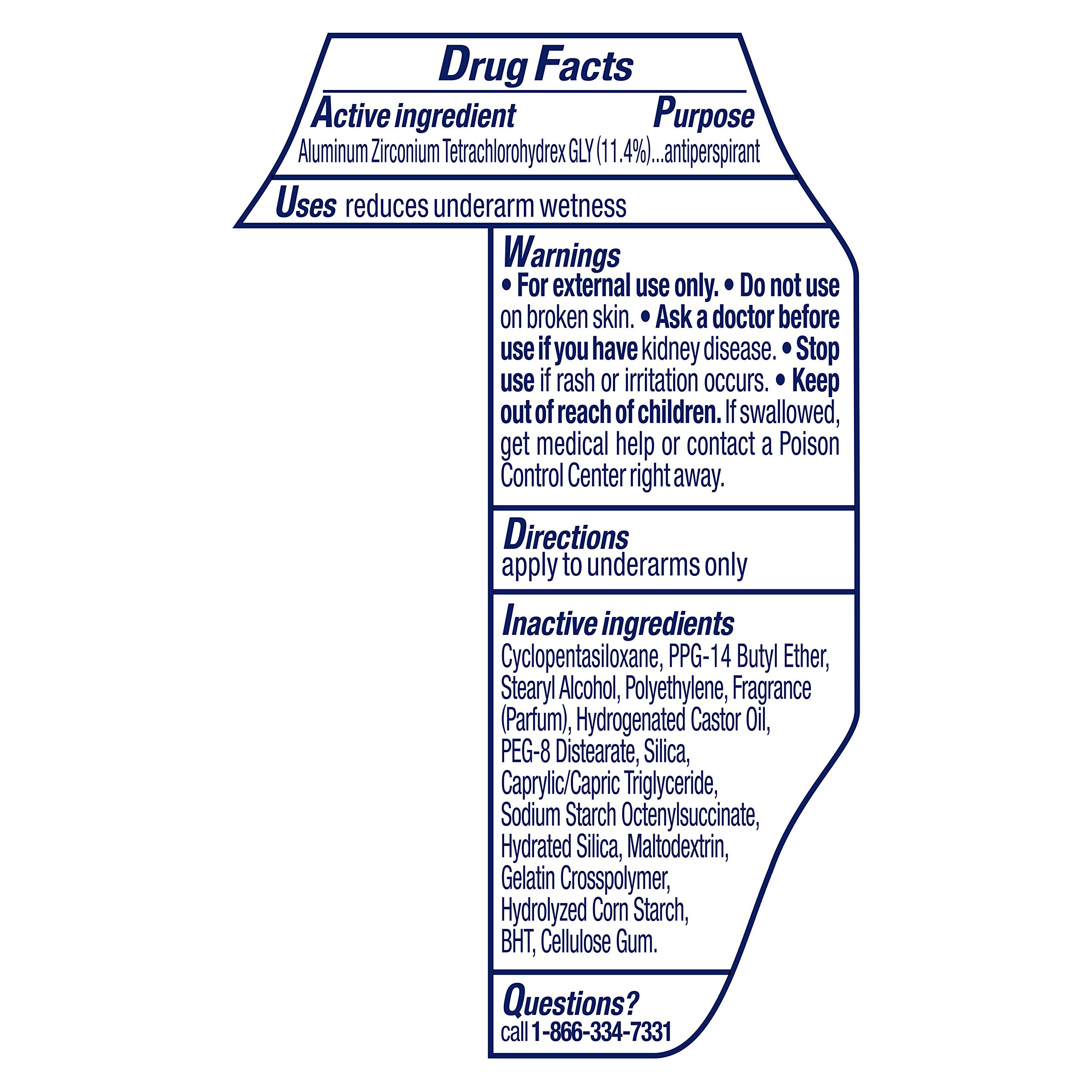 Degree UltraClear Antiperspirant for Women Protects from Deodorant Stains Pure Clean Deodorant for Women 2.6 oz