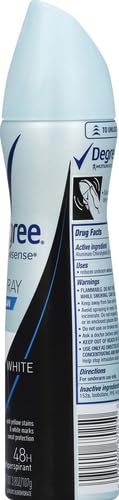 Degree Antiperspirant Deodorant Dry Spray Protects from Deodorant Stains Pure Rain Deodorant for Women 3.8 oz