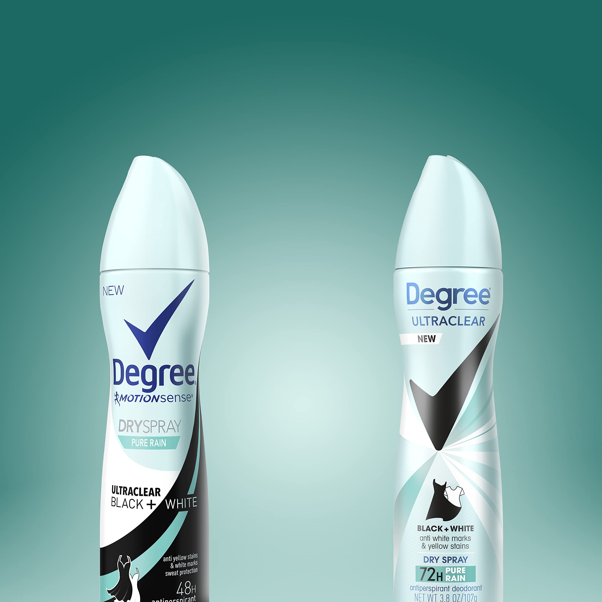 Degree Antiperspirant Deodorant Dry Spray Protects from Deodorant Stains Pure Rain Deodorant for Women 3.8 oz