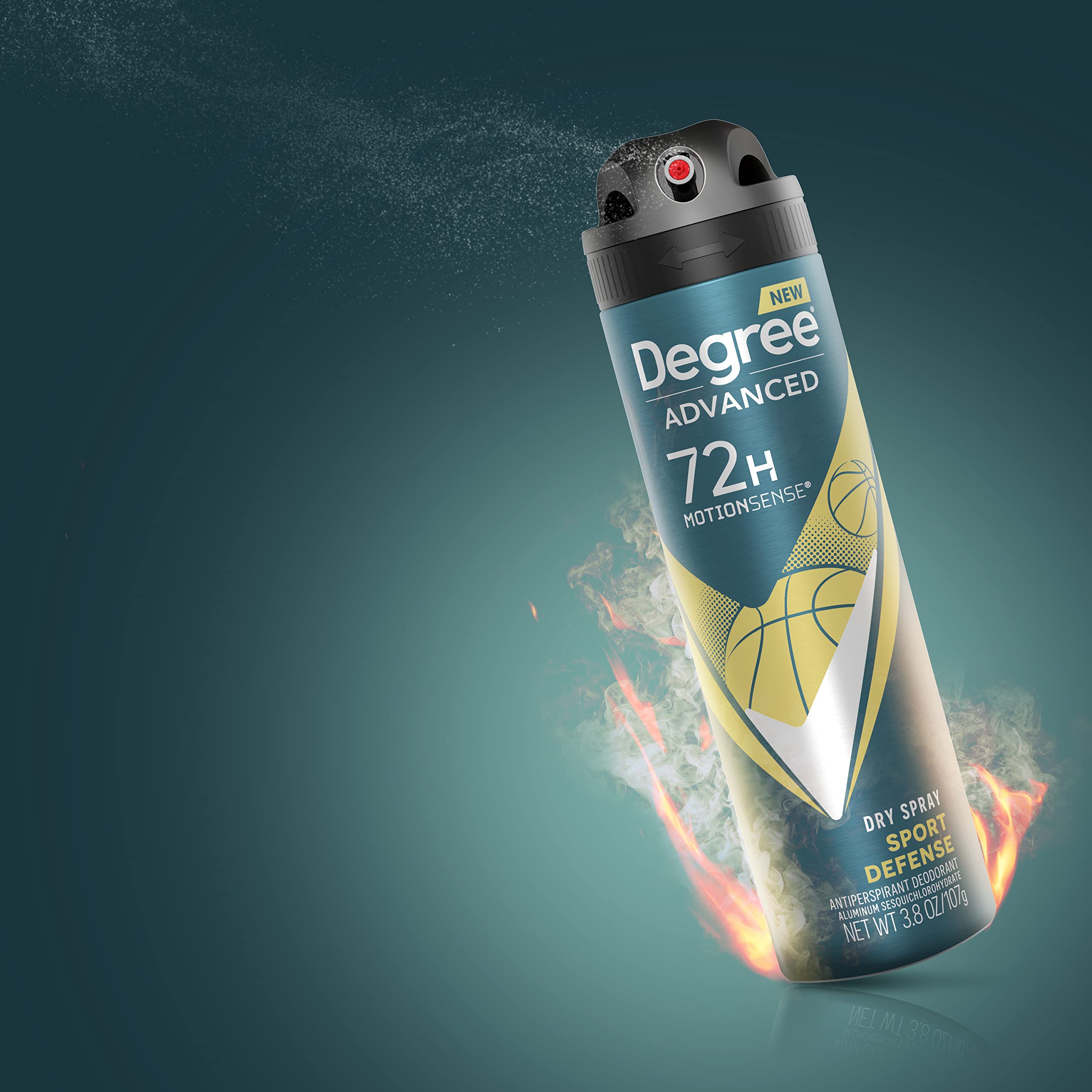 Degree Men Antiperspirant Deodorant Dry Spray Sport Defense 3 count Deodorant for Men 3.8 oz