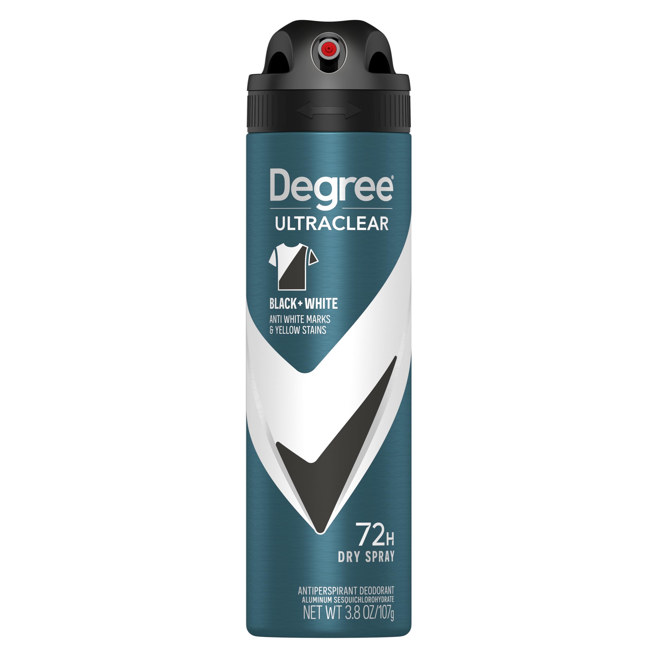Degree Men Antiperspirant Deodorant Dry Spray Black+White 72-Hour Sweat & Odor Protection Antiperspirant for Men with MotionSense Technology 3.8 oz