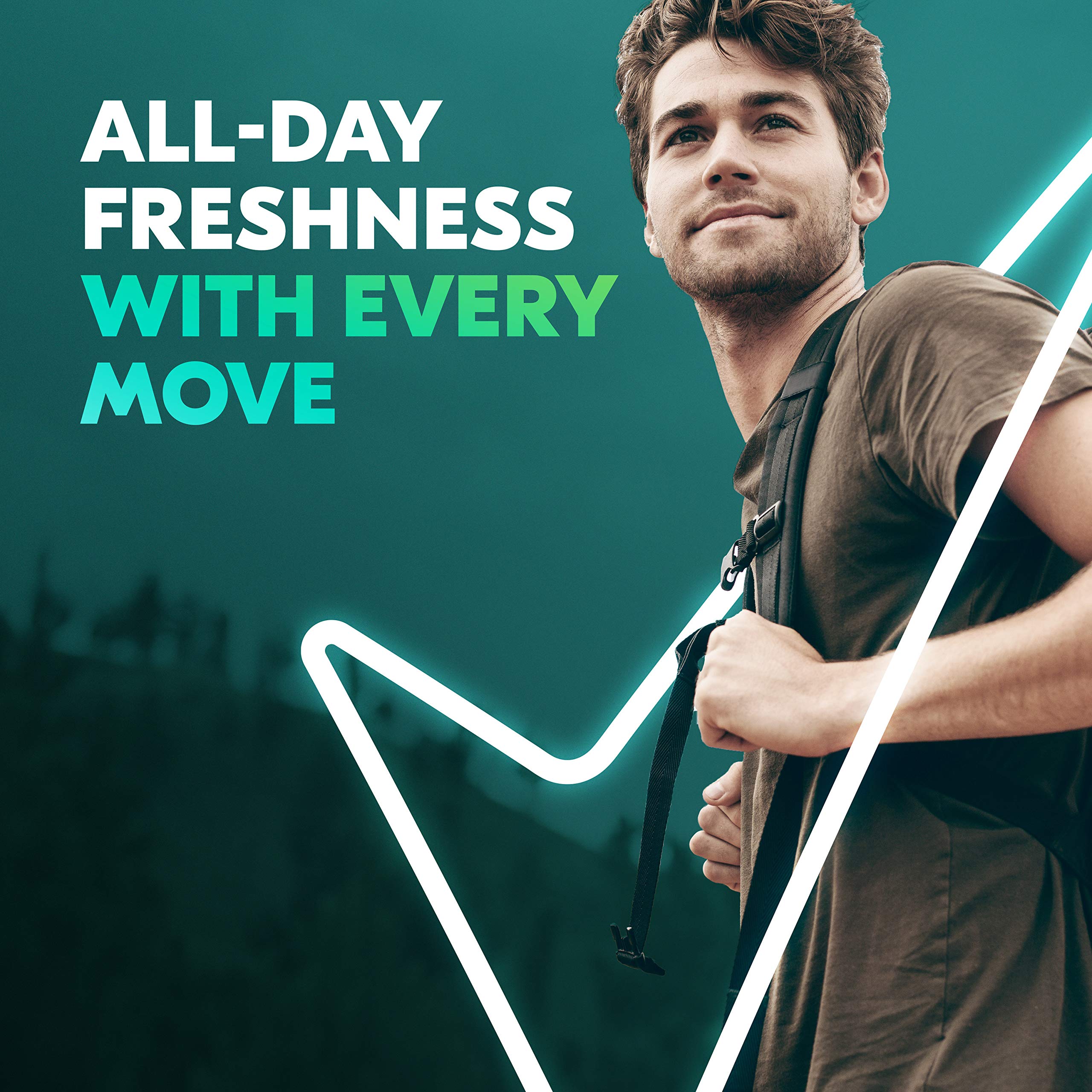 Degree Men Original Antiperspirant Deodorant for Men, Pack of 6, 48-Hour Sweat and Odor Protection, Cool Rush 2.7 oz